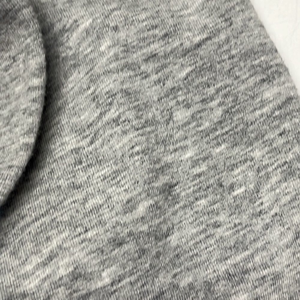 All Worthy by Hunter McGrady Heather Gray Short Sleeve Rouged T- Shirt- Small - Picture 11 of 11